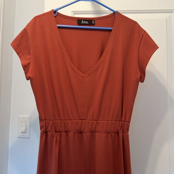 Jumpsuit Louve (design québécois), grandeur large, couleur terracotta - Picture 3 of 6